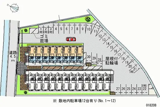 ★手数料０円★高知市若草南町　月極駐車場（LP）